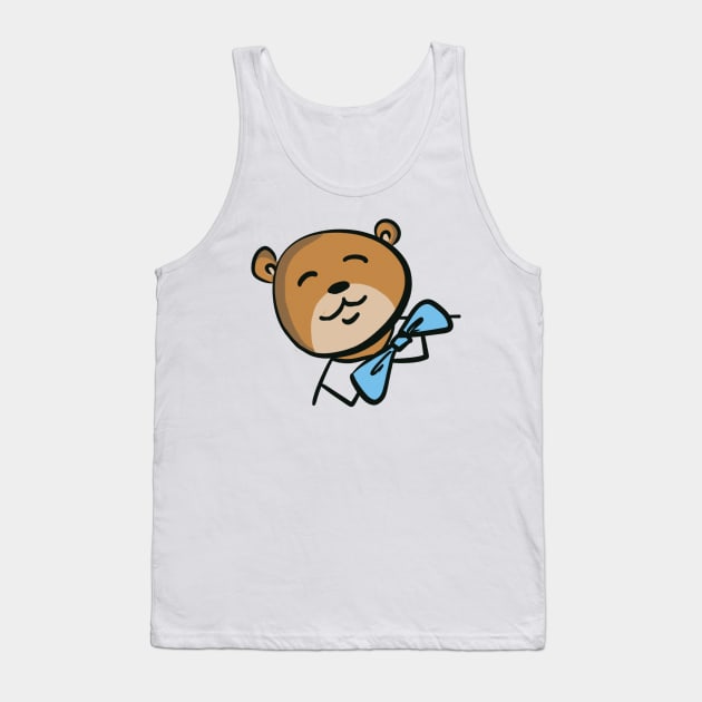 Mister Bear Tank Top by Just beautiful